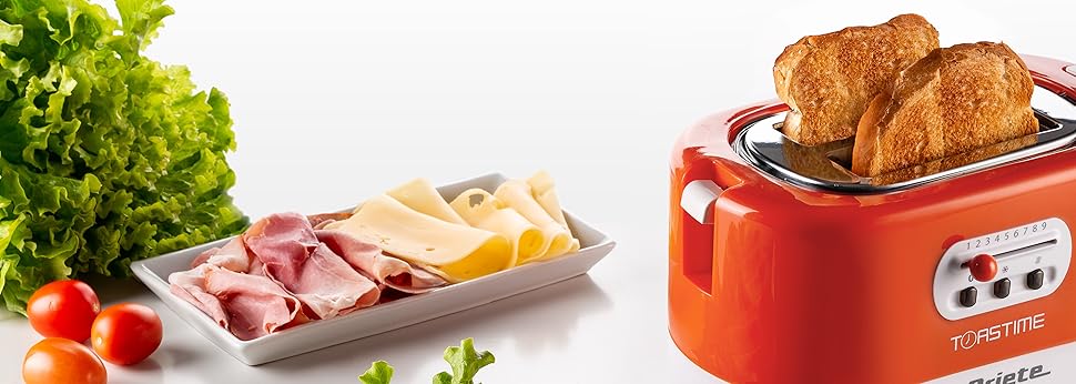Ariete-159-Toastime-Orange-Toaster-2-Slice-Capacity-9-Browning-Levels-700-W-3-Functions-Orange-no-pl-B0BFM2QJMW